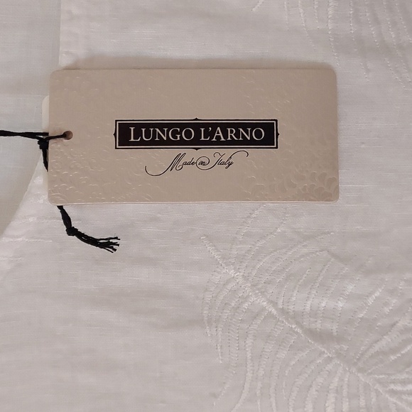 Women's White Top 100% Linen - Picture 7 of 12